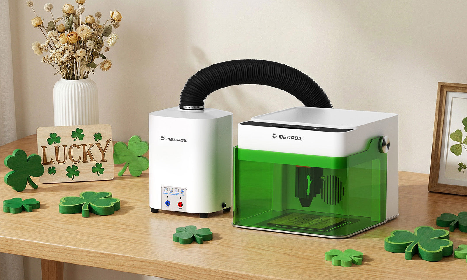 5 DIY St. Patrick’s Day Decorations: Laser Engraving Ideas