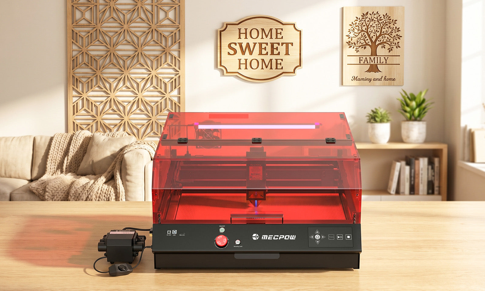 How to Use a Laser Engraver to Create Stunning Family Wall Art