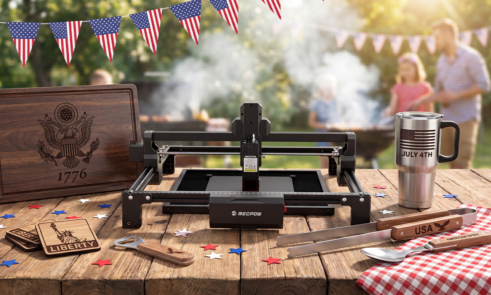 Laser Engraver BBQ Guide: 5 Custom July 4th Kitchen Ideas