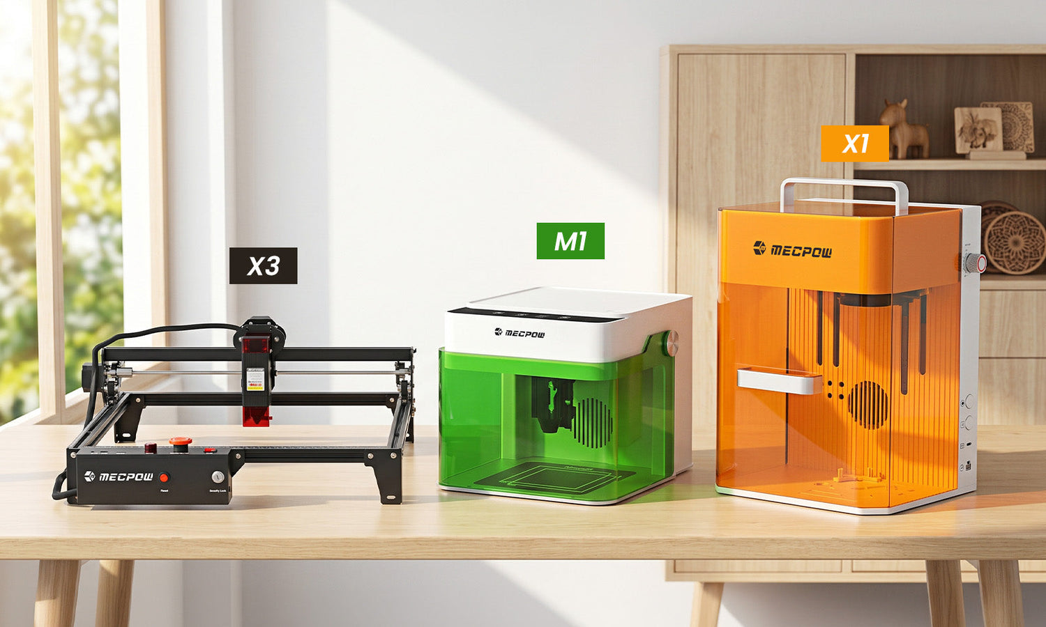 Choosing Perfect Mecpow Laser Engraver: M1 vs. X1 vs. X3