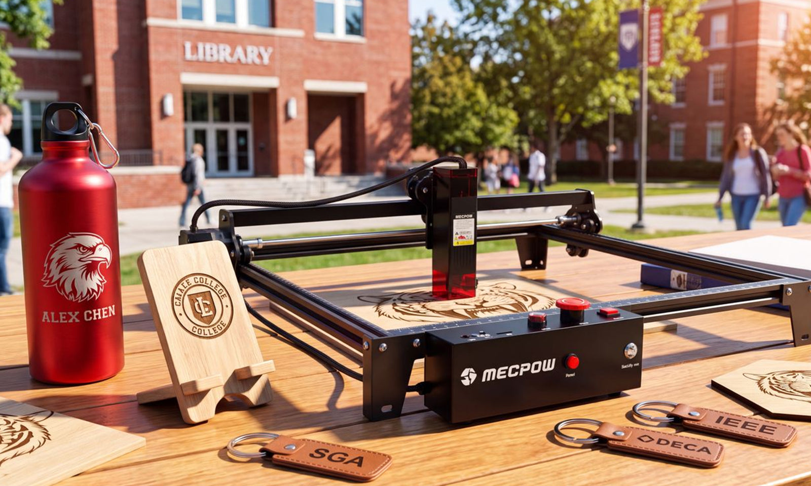 How to Start a Side Hustle on Campus with a Laser Engraver