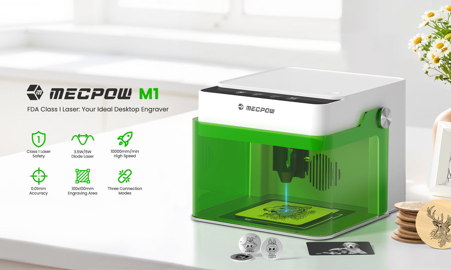 The New Mecpow M1 Laser Engraver: Precision & Safety