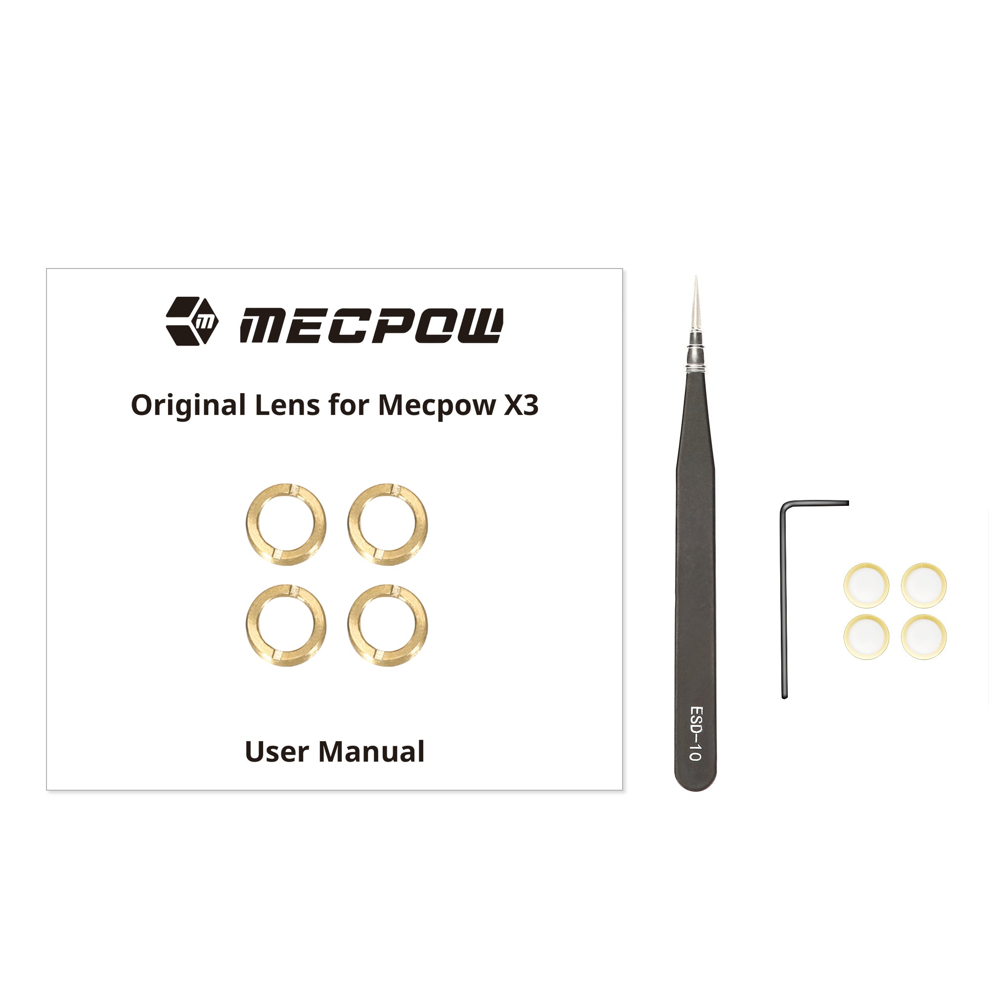 Mecpow L5 Laser Original Lens for Mecpow X3, 4pcs