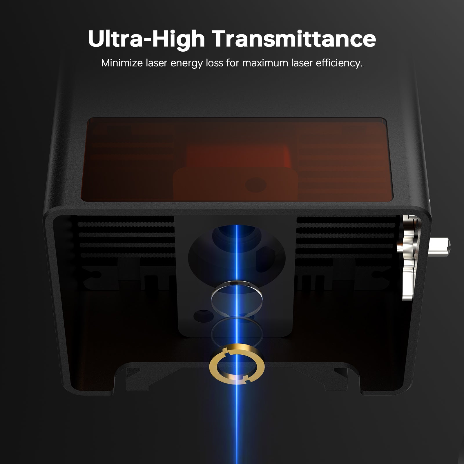 L40 4pcs Laser Module Original Lens Suitable for X4 Pro-40W&B40W
