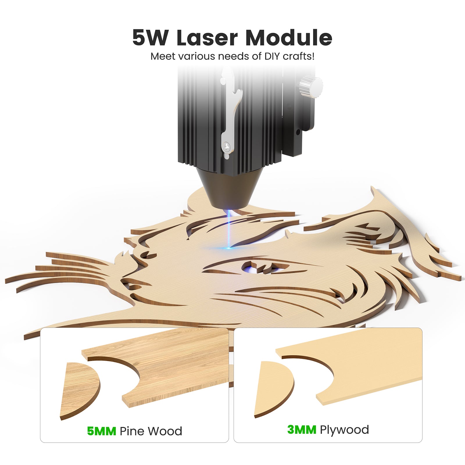Mecpow M1 3.5W/5W Laser Engraver