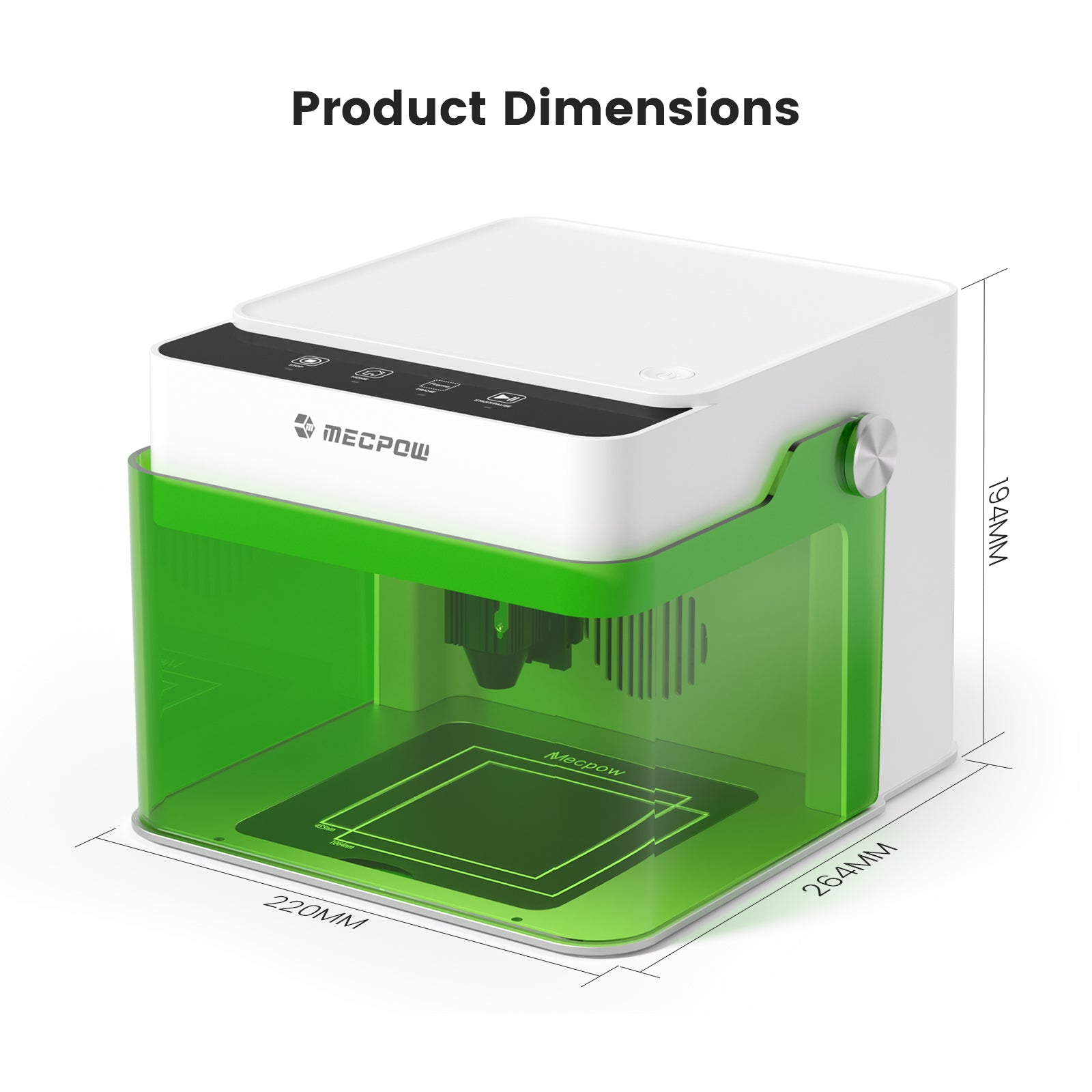 Mecpow M1 3.5W/5W Laser Engraver