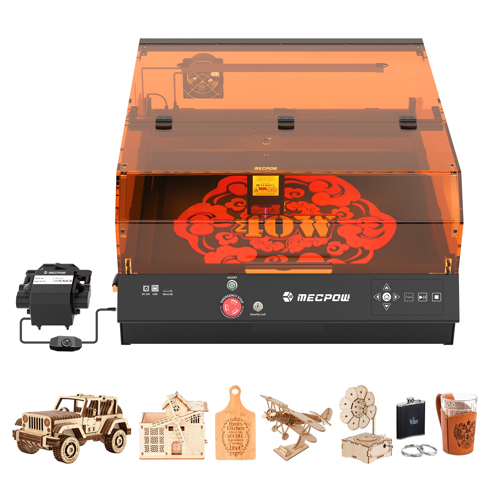 Mecpow X4 Pro-40W Laser Engraving Machine