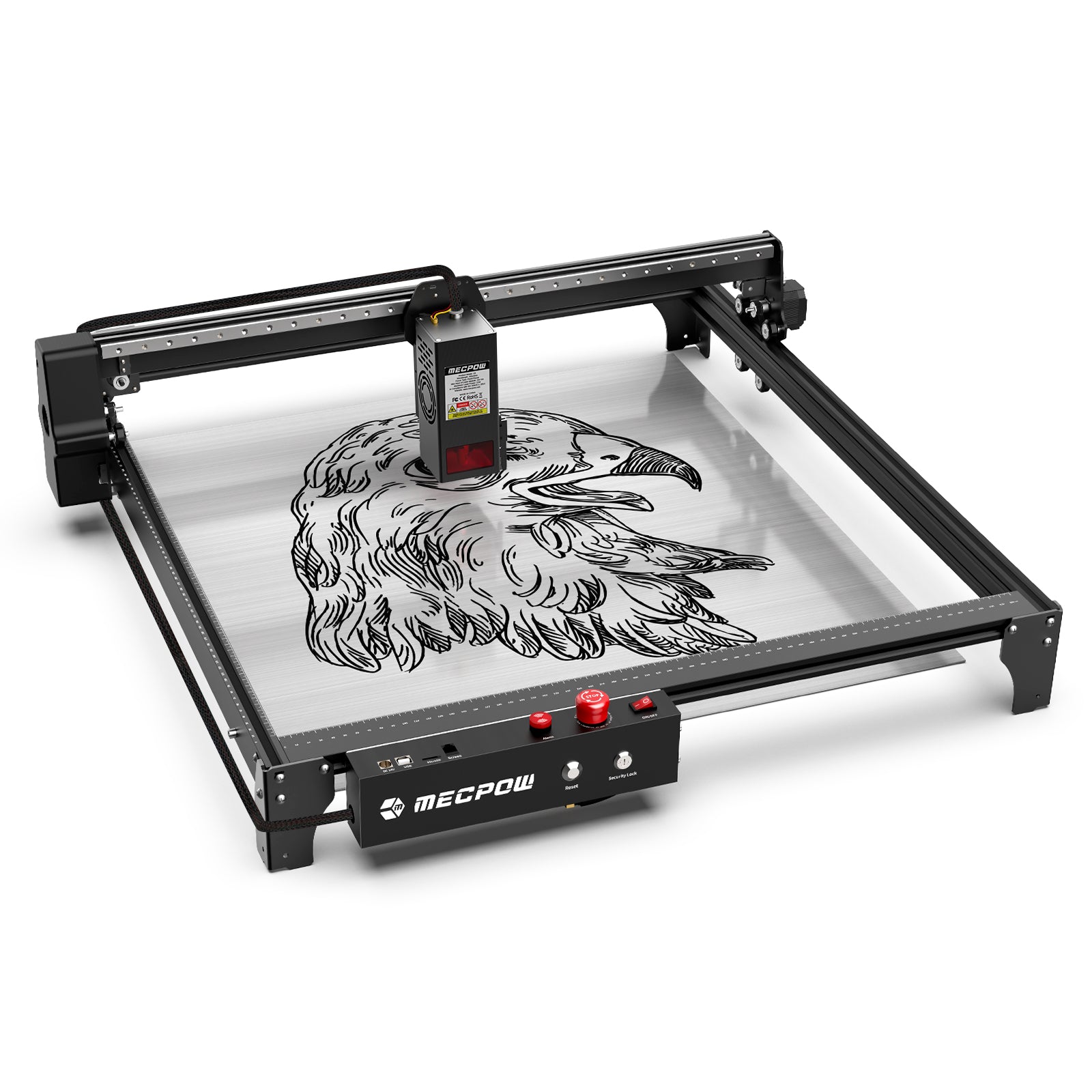 Mecpow X5 Pro 33W Laser Engraving Machine with Auto Air Pump