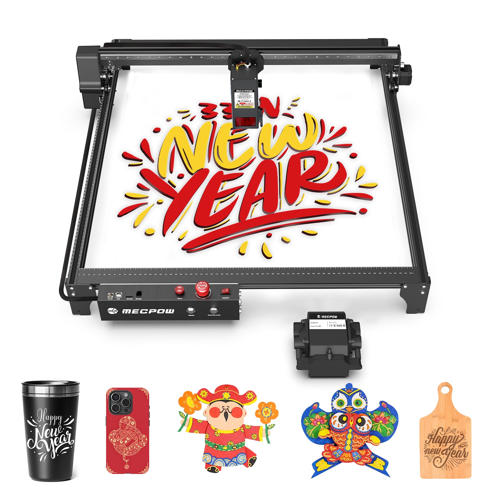 Maszyna do grawerowania laserowego Mecpow X5 Pro 33W z automatyczną pompą powietrza