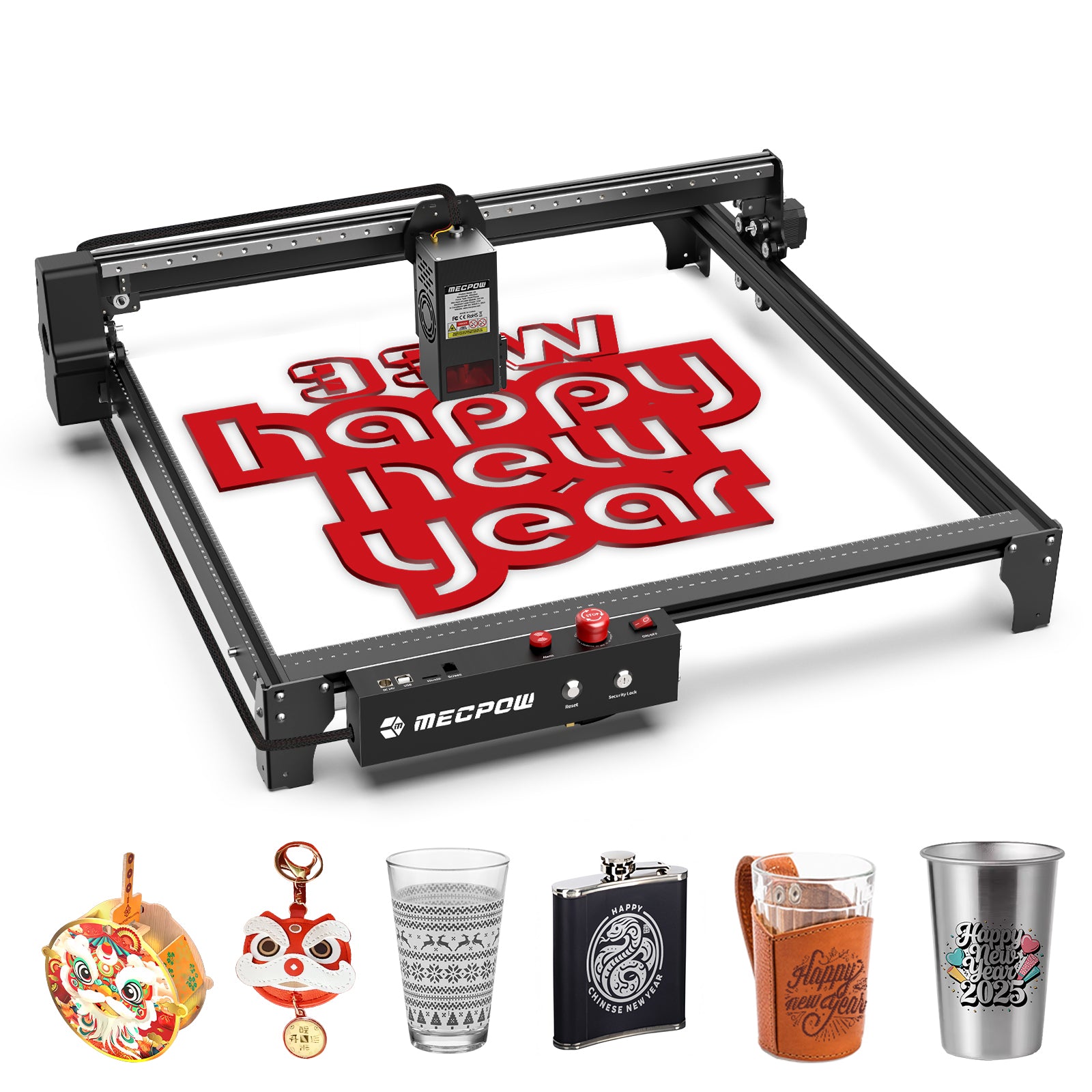 Maszyna do grawerowania laserowego Mecpow X5 Pro 33W z automatyczną pompą powietrza