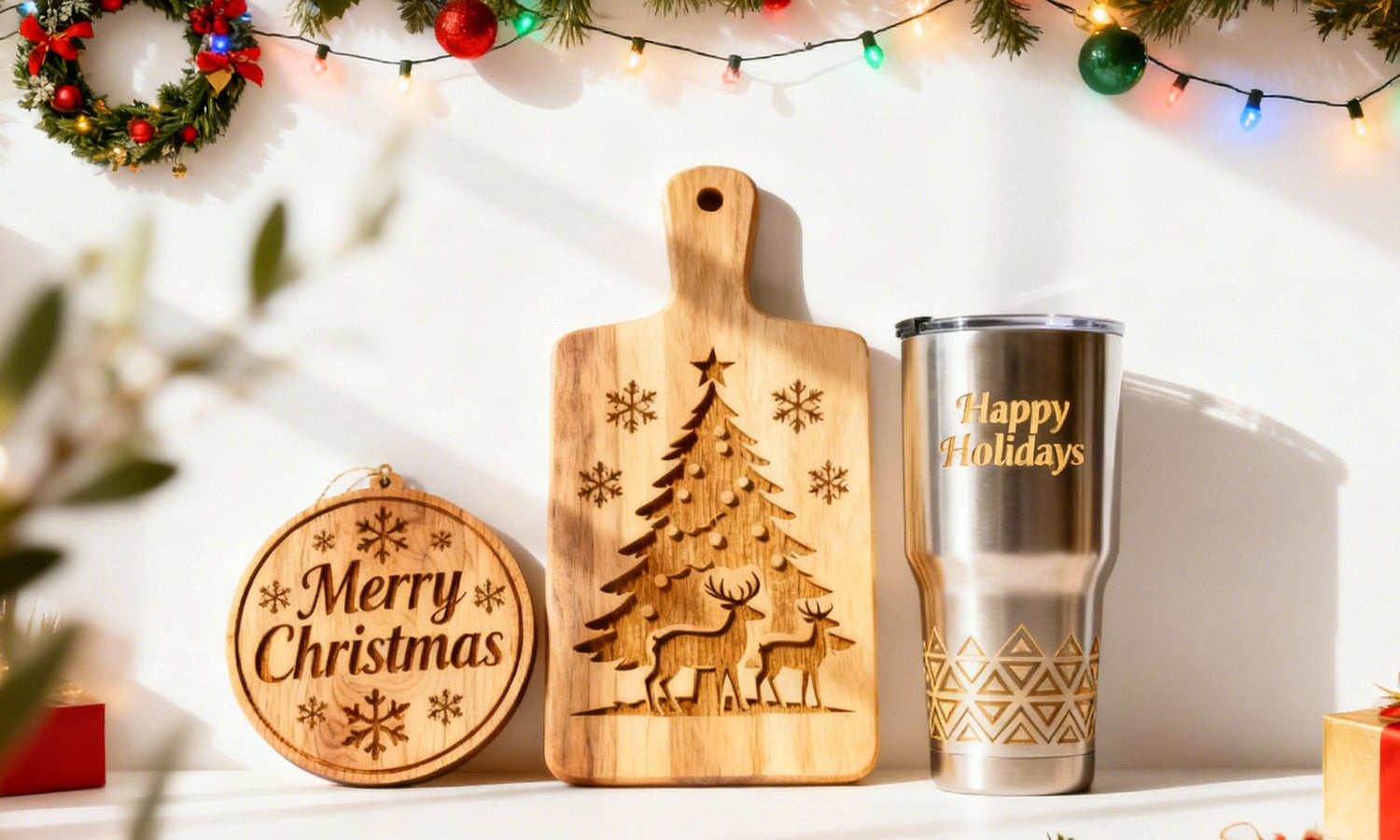 12 Personalized Christmas Engraving Gifts to Make with Laser Engraver