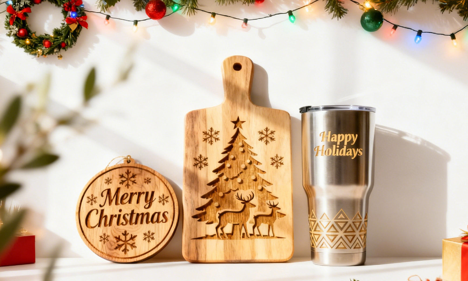 12 Personalized Christmas Engraving Gifts to Make with Laser Engraver