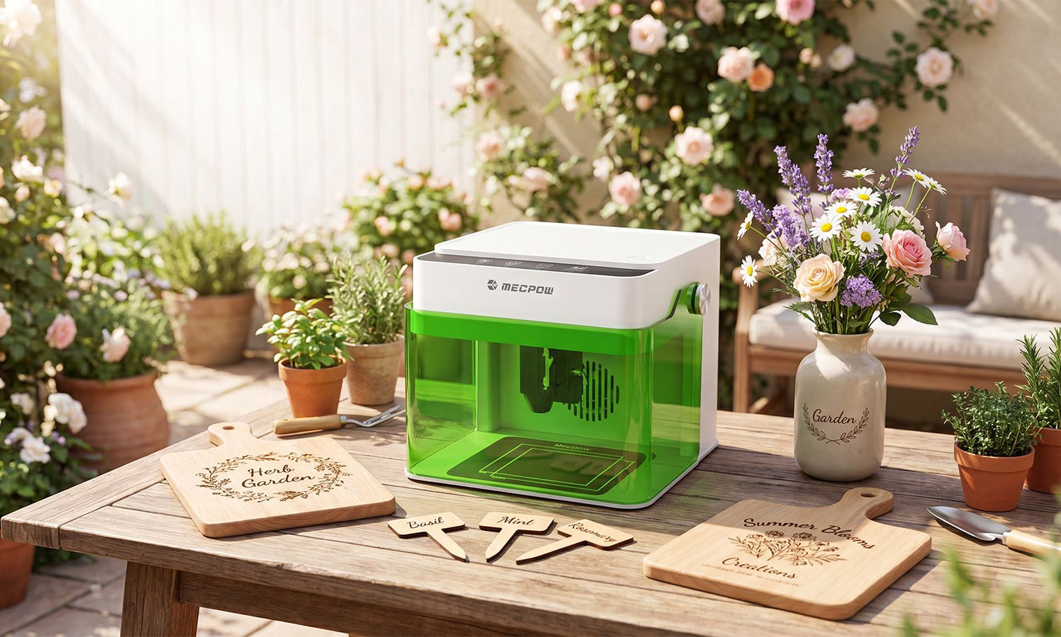 Durable Garden Markers: Why a Laser Engraver Beats Permanent Markers