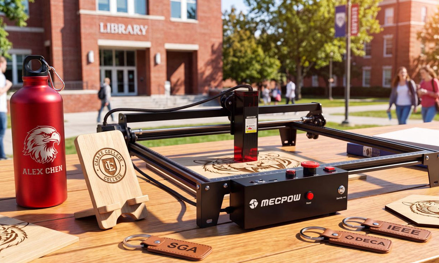 How to Start a Side Hustle on Campus with a Laser Engraver