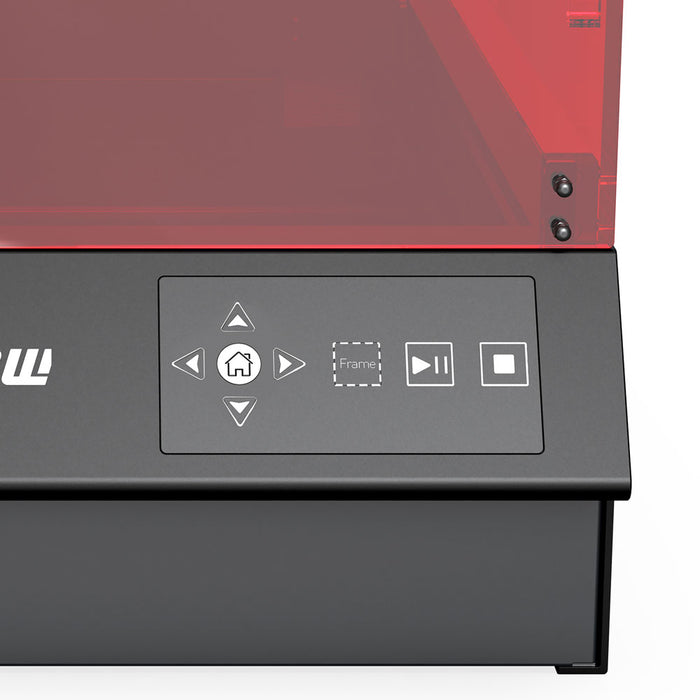 Test Complet MECPOW X4 Pro 22W : Le Graveur Laser Fermé Révolutionnaire ? 5 Boutons en façade MECPOW X4 Pro