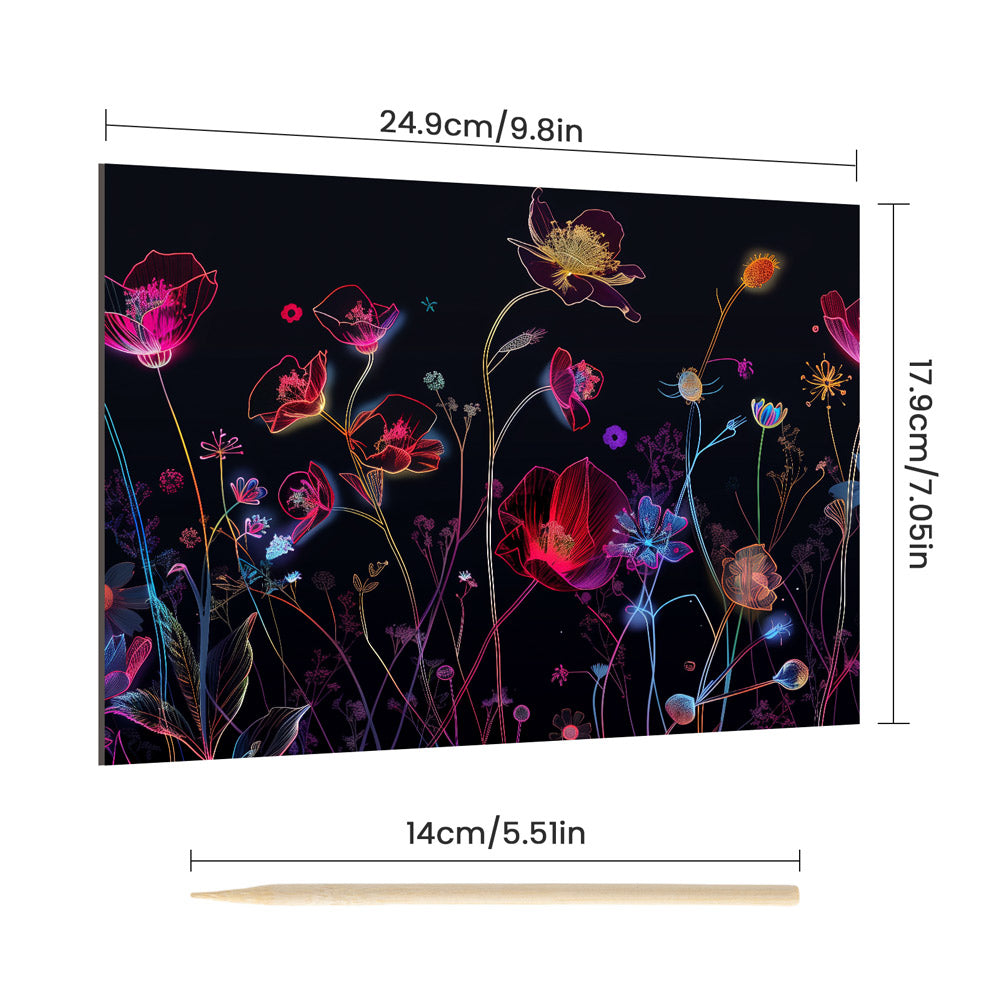 Mecpcow AS5 Scratch Paper Art Set