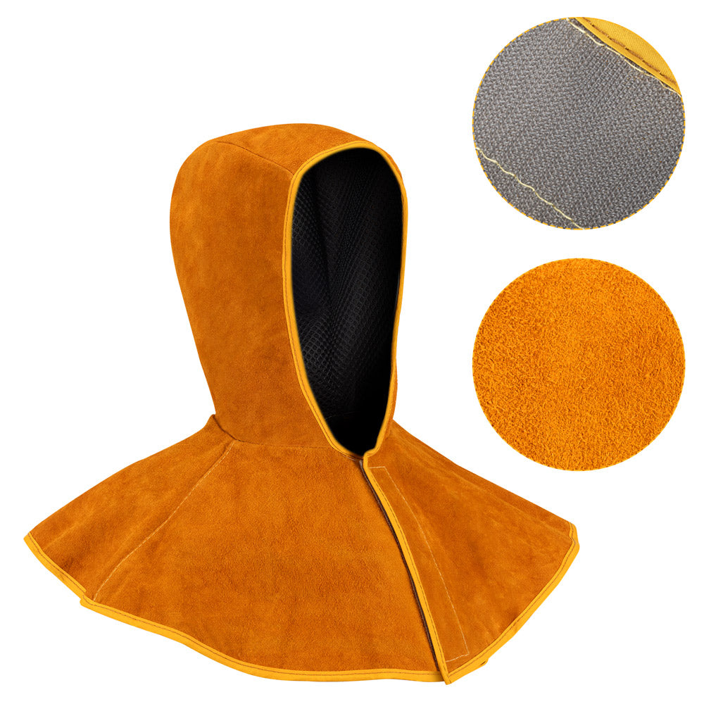 Mecpow Leather Welding Hood