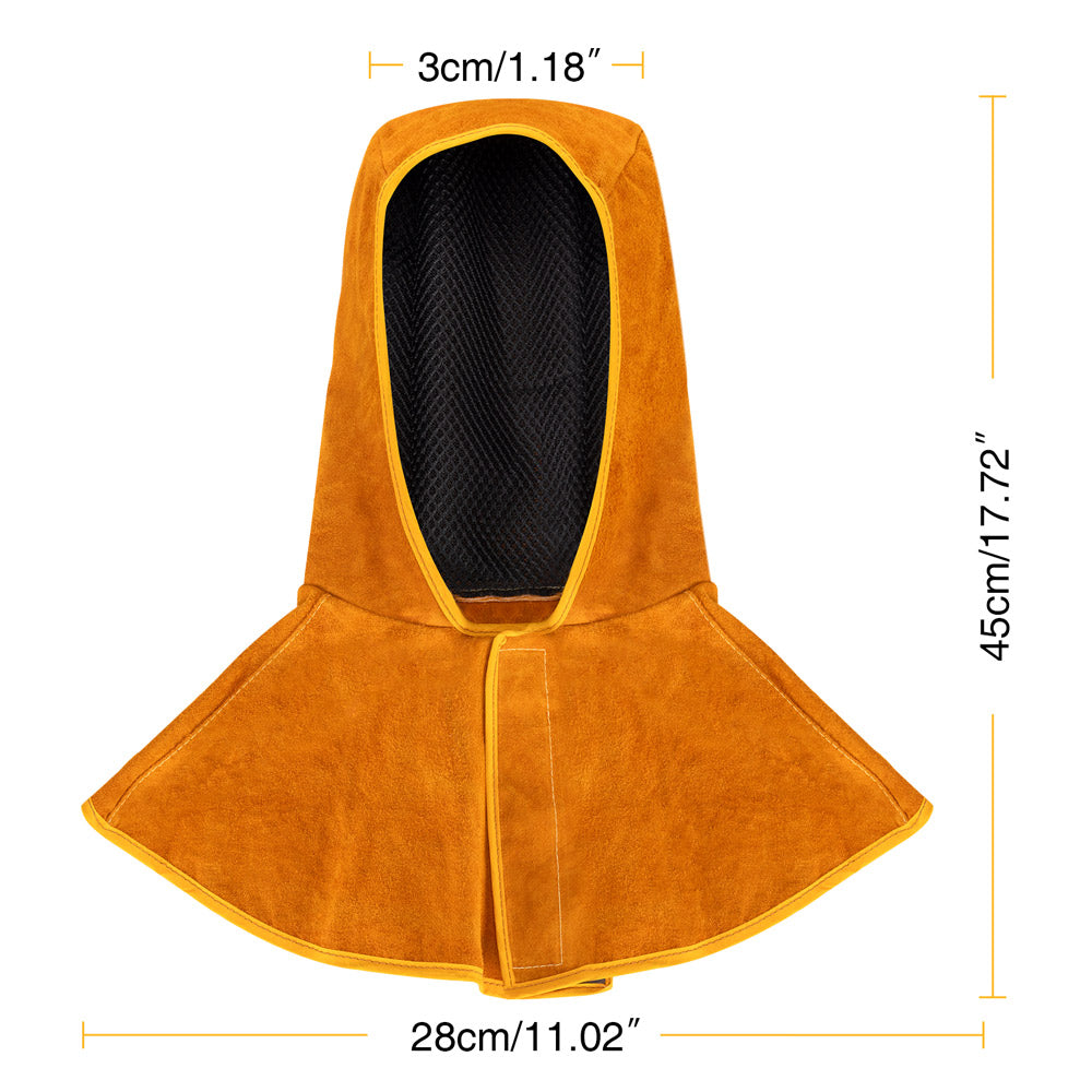 Mecpow Leather Welding Hood