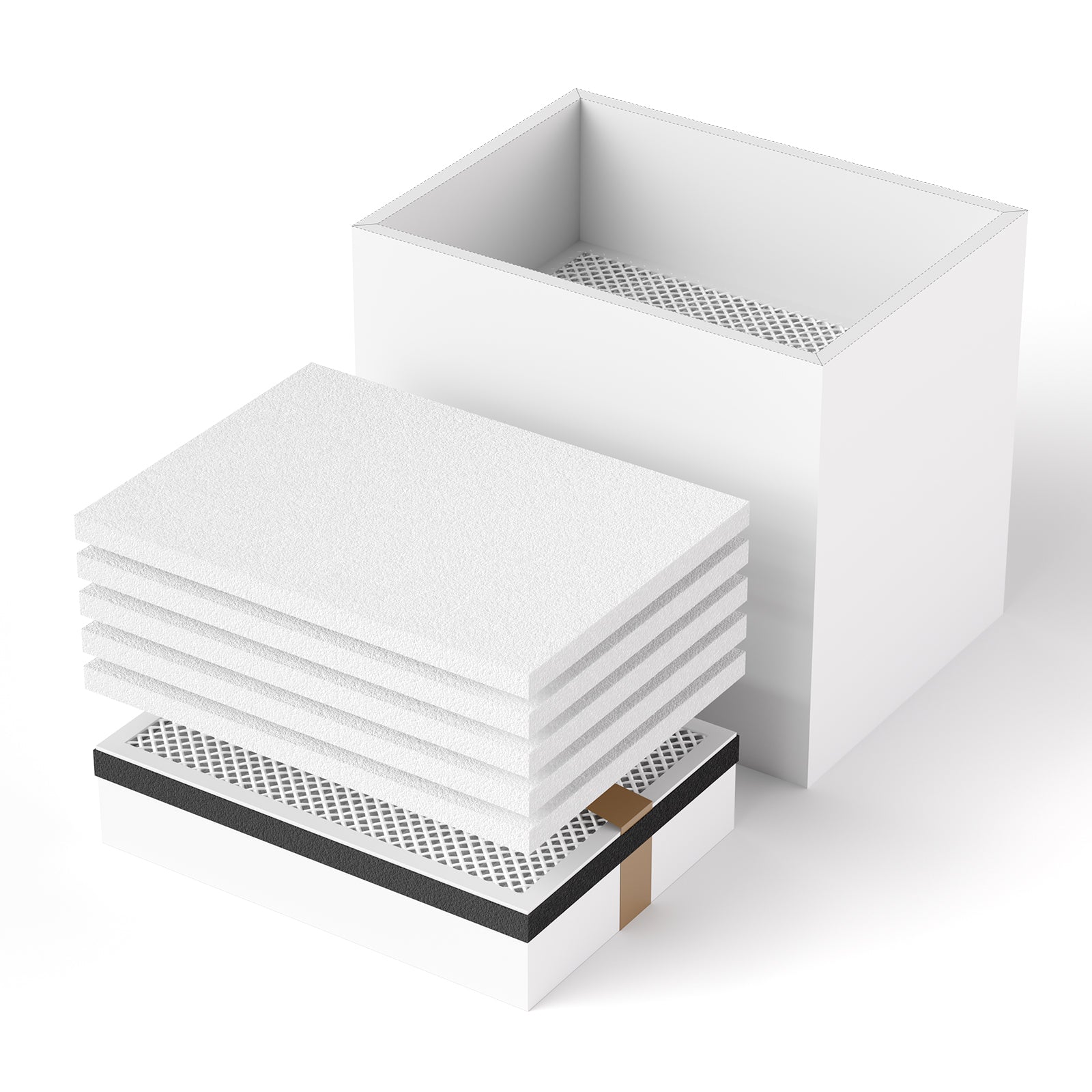 Zestaw zamienny filtra Mecpow FE01 do odciągu oparów Mecpow P150