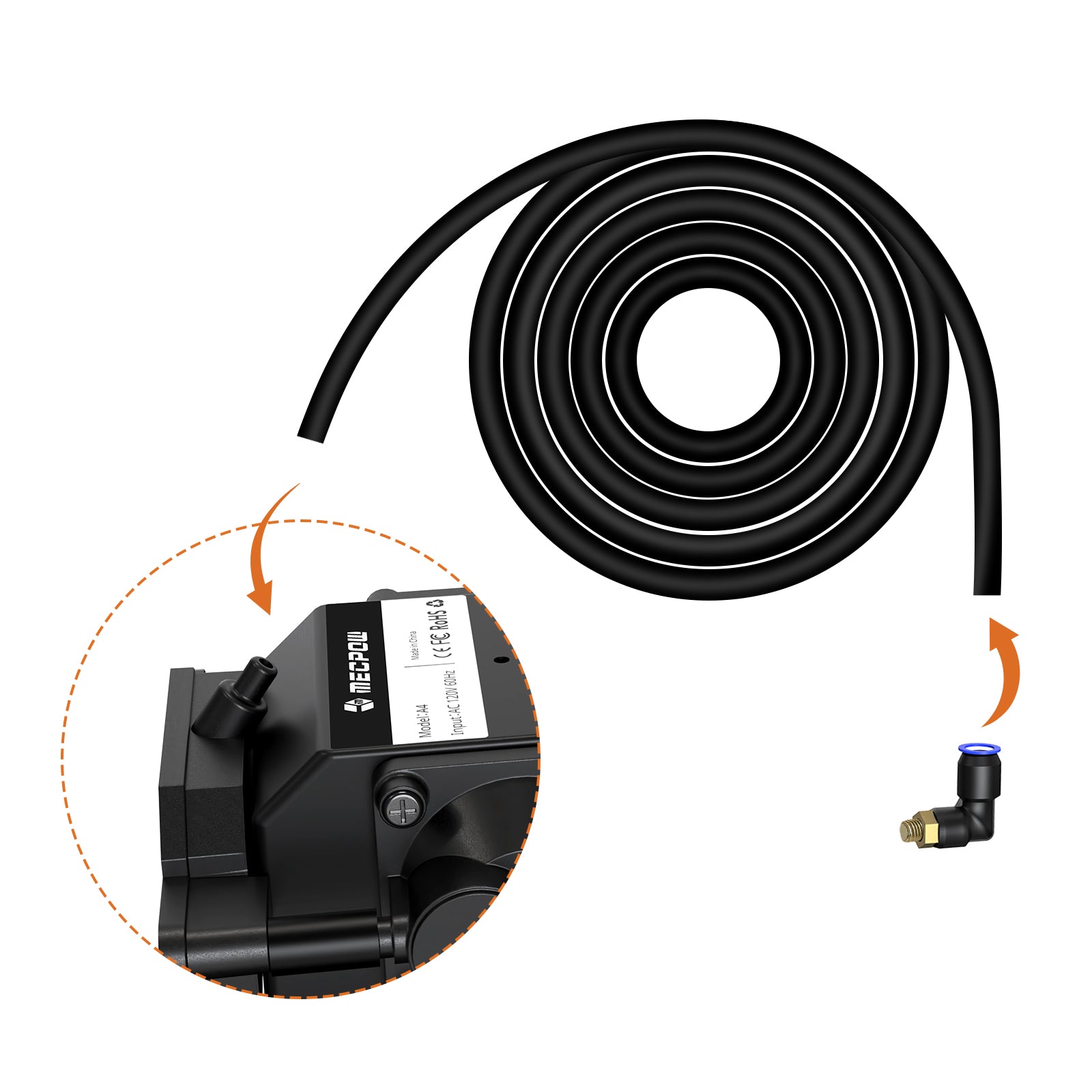 Mecpow A4 Air Assist with a 30L/Min Air Pump