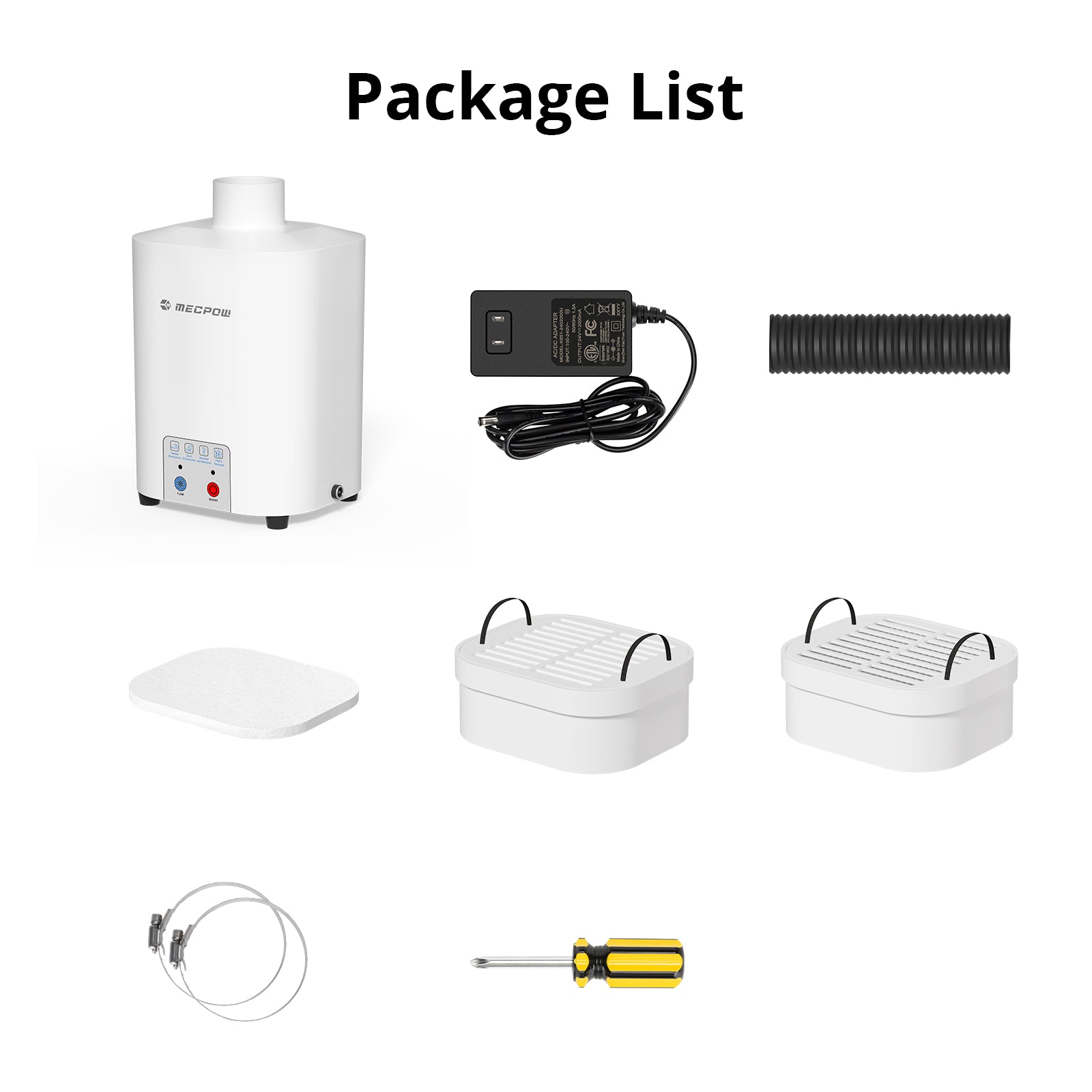 Odciąg oparów Mecpow P50 do Mecpow M1