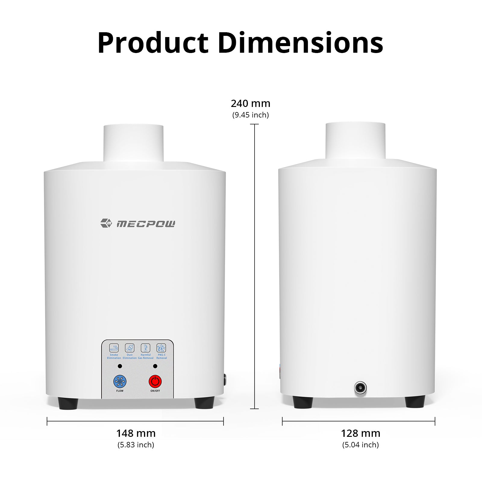 Odciąg oparów Mecpow P50 do Mecpow M1