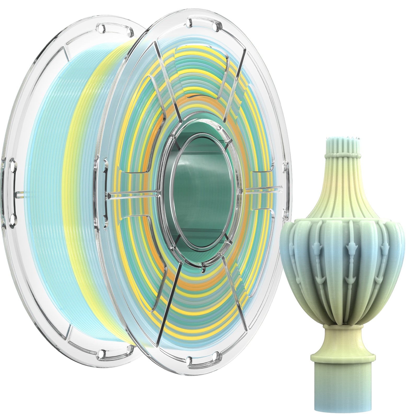 Filament do druku 3D Mecpow PETG z półprzezroczystym gradientem