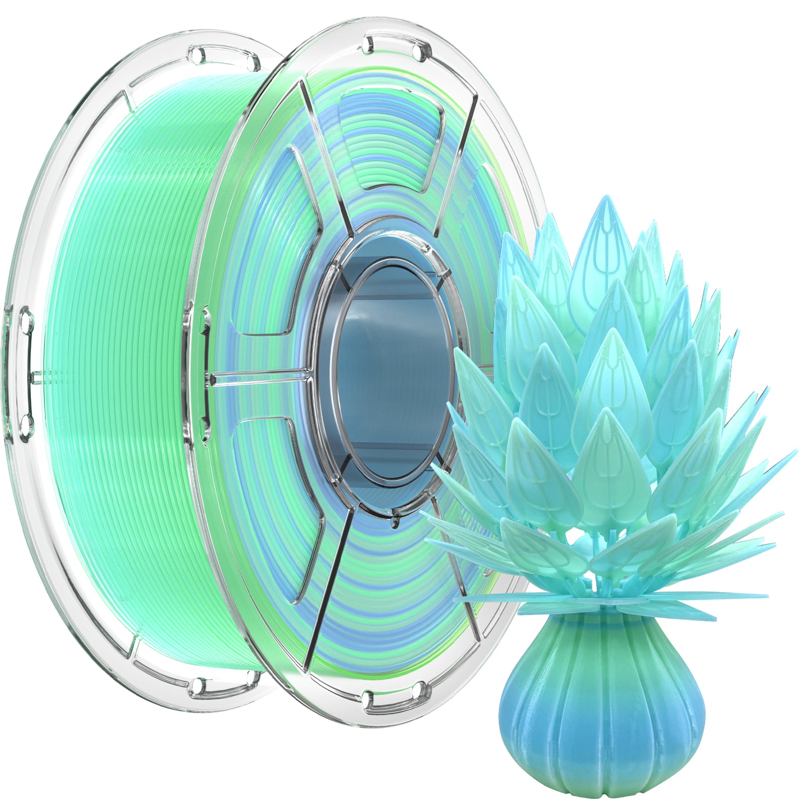 Filament do druku 3D Mecpow PETG z półprzezroczystym gradientem