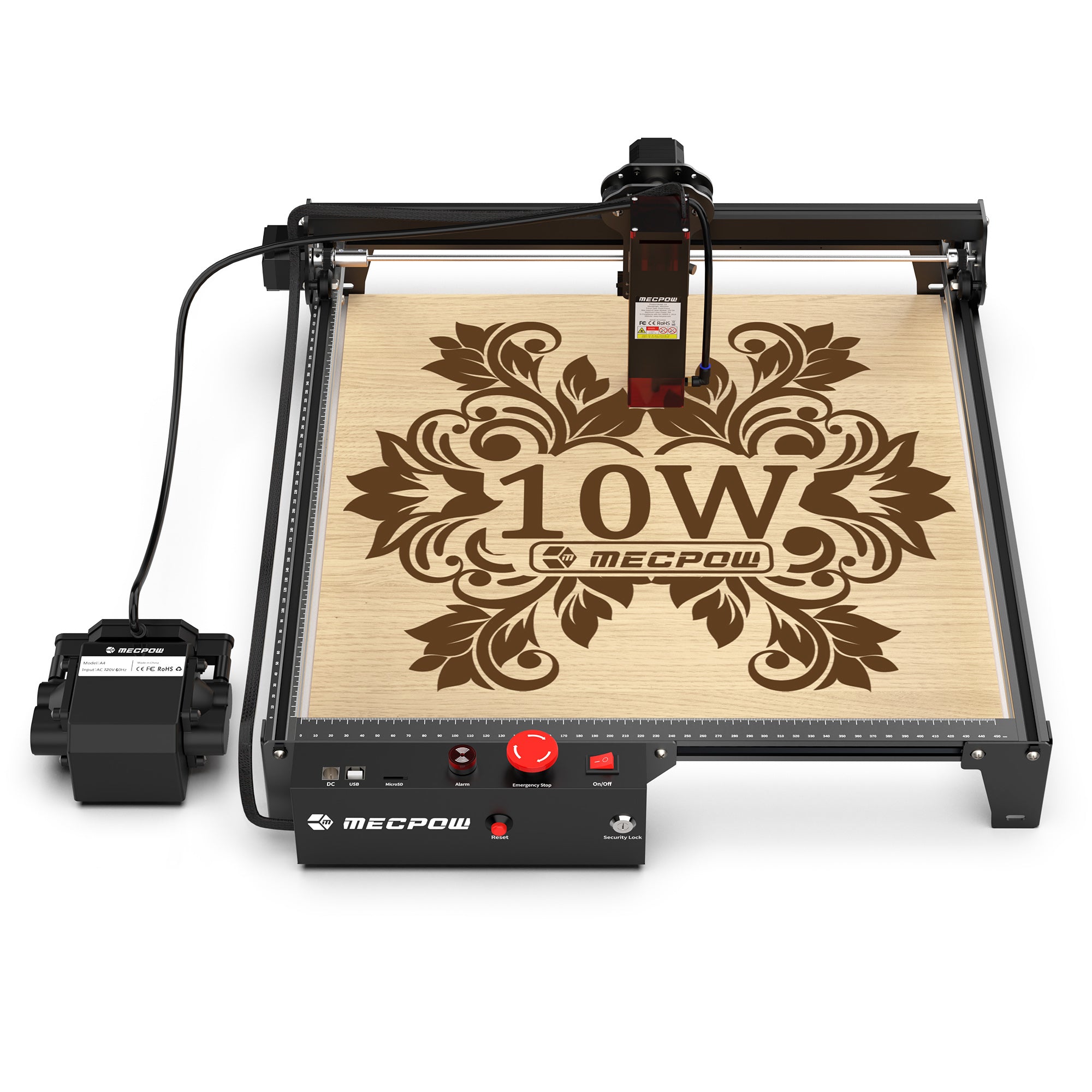 Mecpow X3 Pro 10W Laser Engraving Machine With Air Pump Kit