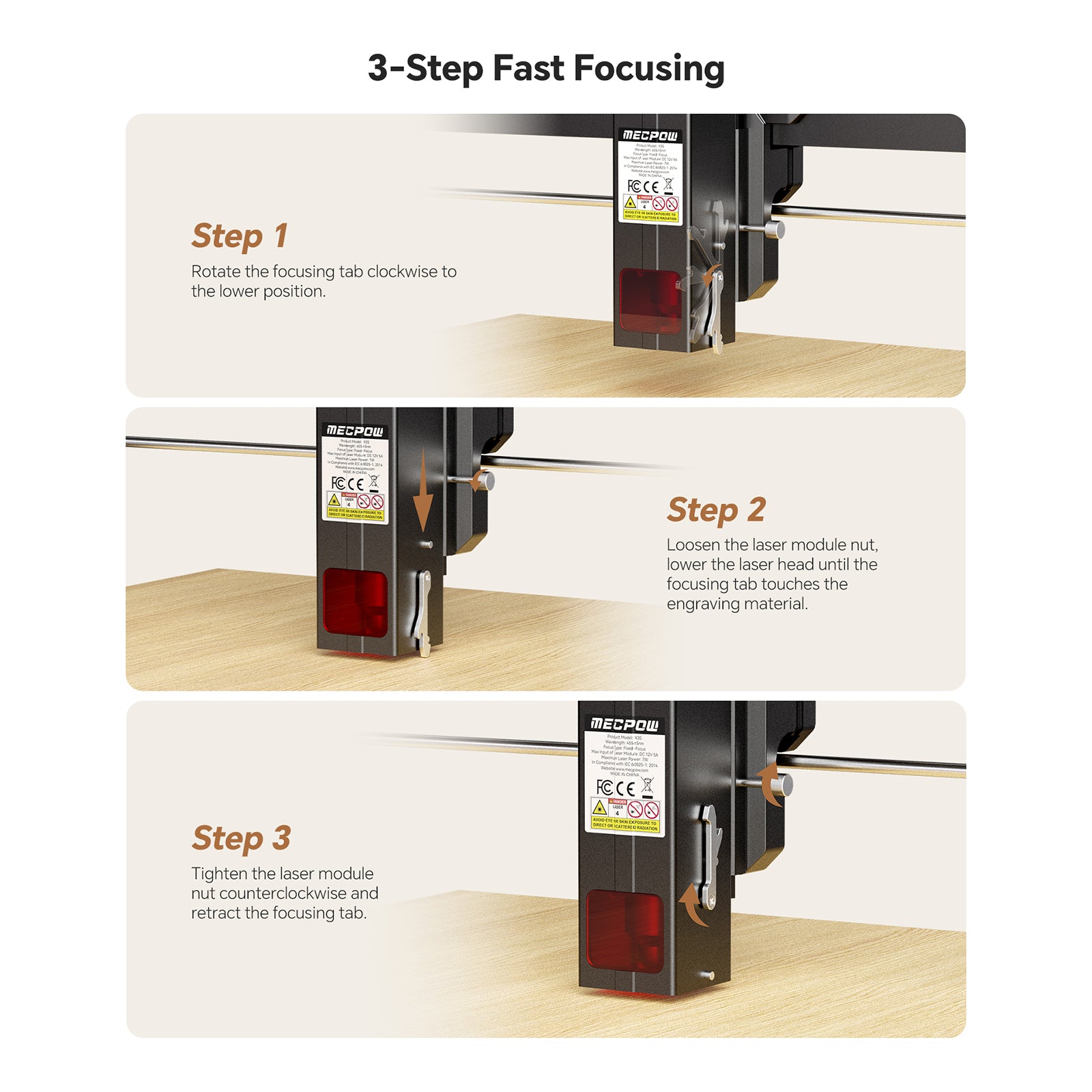 Mecpow X3S 12W Laser Engraver