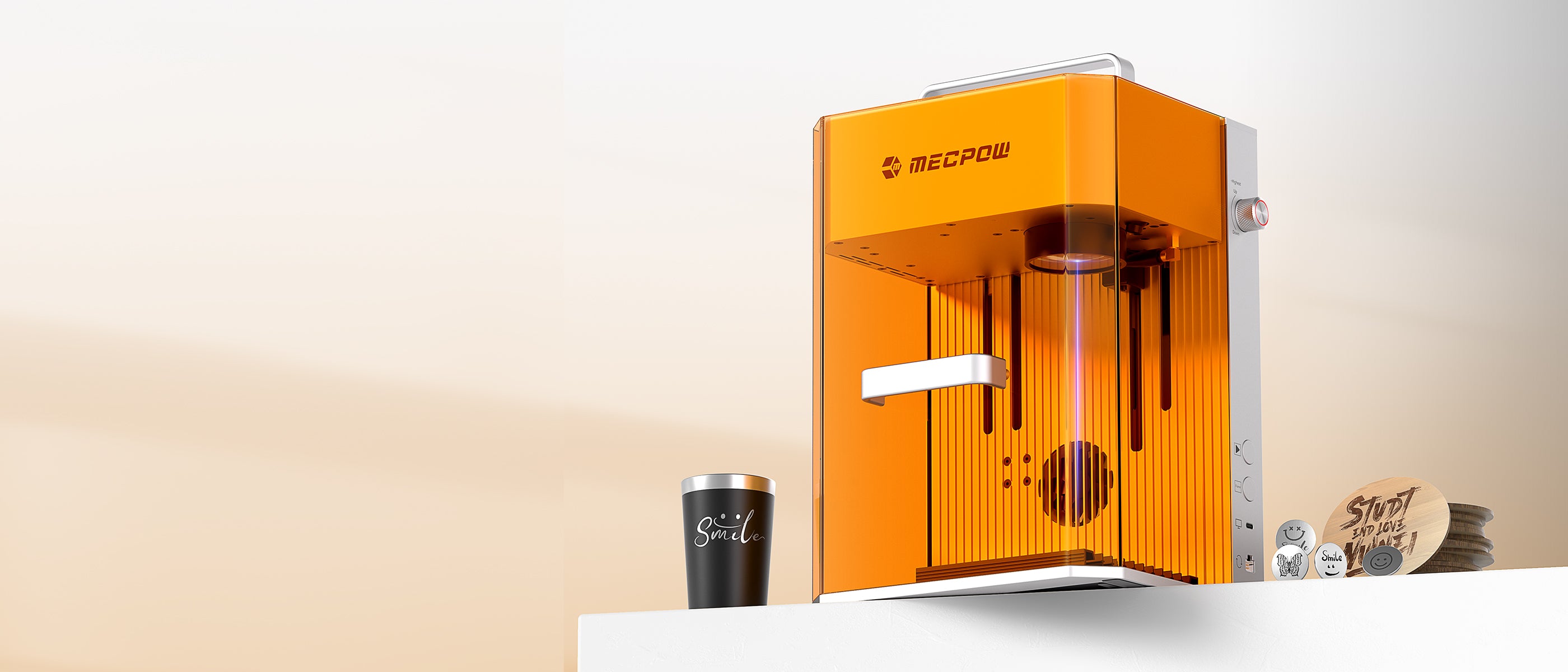 메이 ページ Mecpow X1 2W+10W Dual Laser Cutter and Engraver