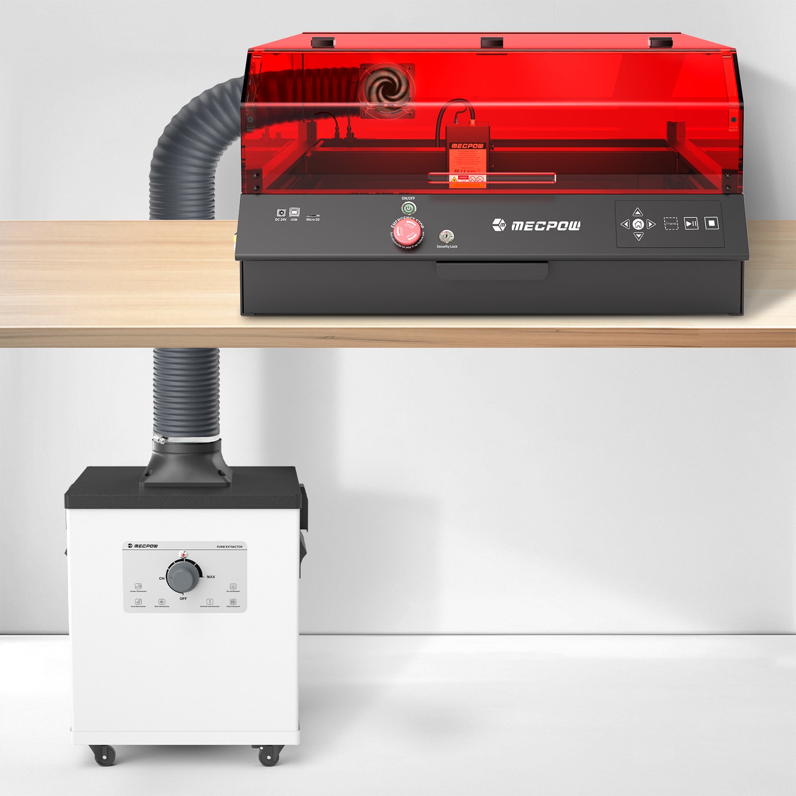 Odciąg oparów Mecpow P150 150W