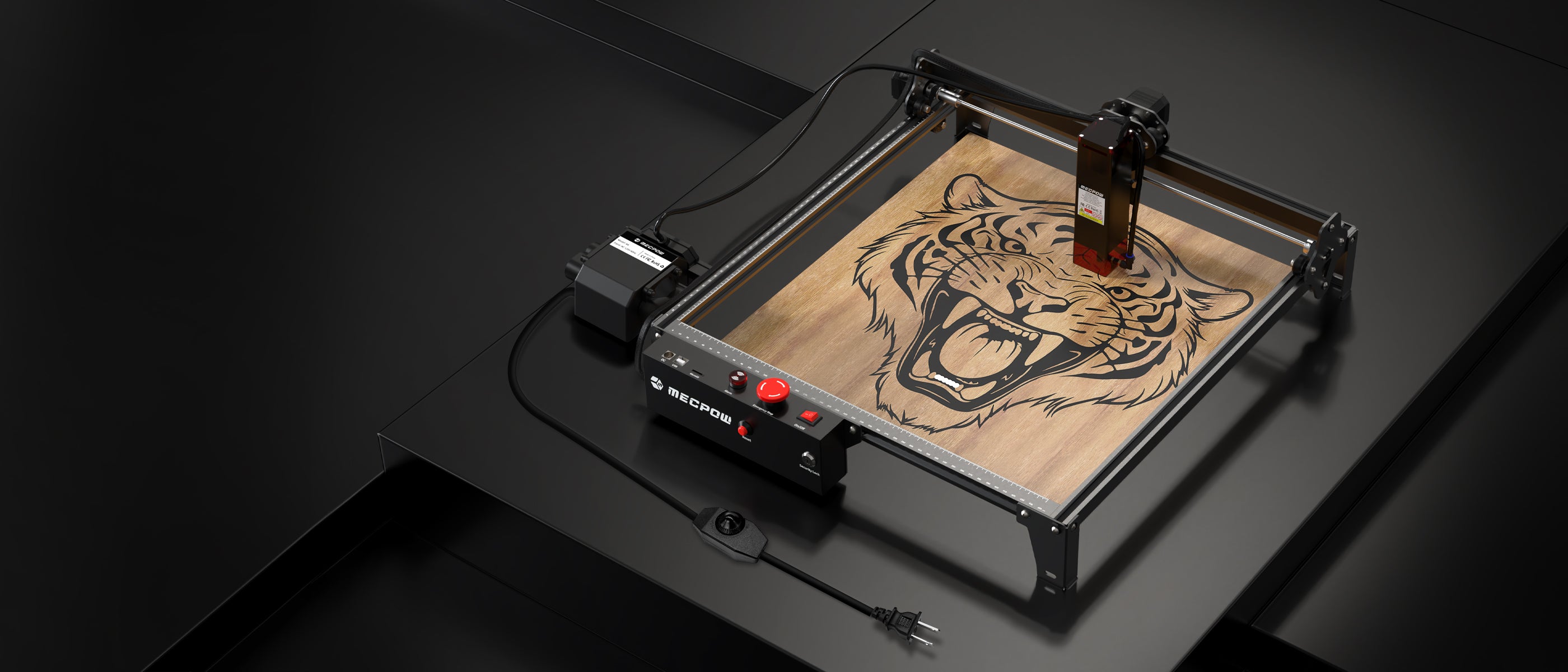 Mecpow X3 Pro 10W Laser Engraving Machine With Air Pump Kit