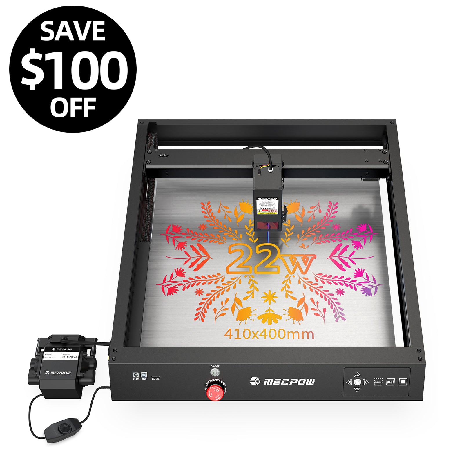 X4 22W Powerful Laser Engraver