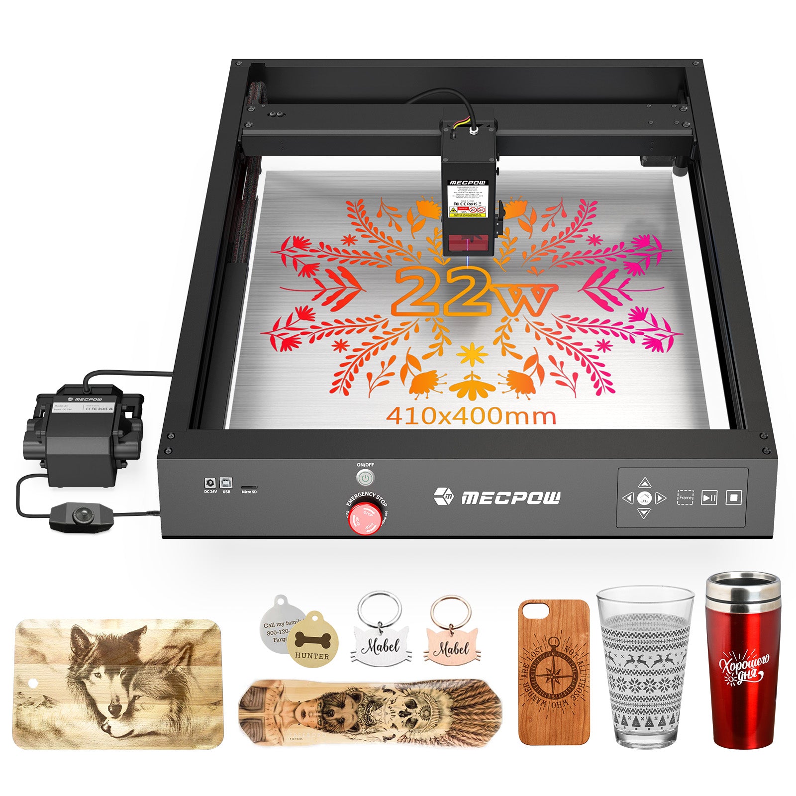 X4 22W Powerful Laser Engraver