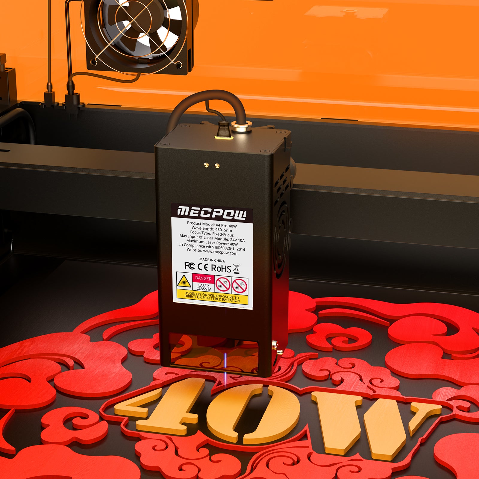 Maszyna do grawerowania laserowego Mecpow X4 Pro-40W