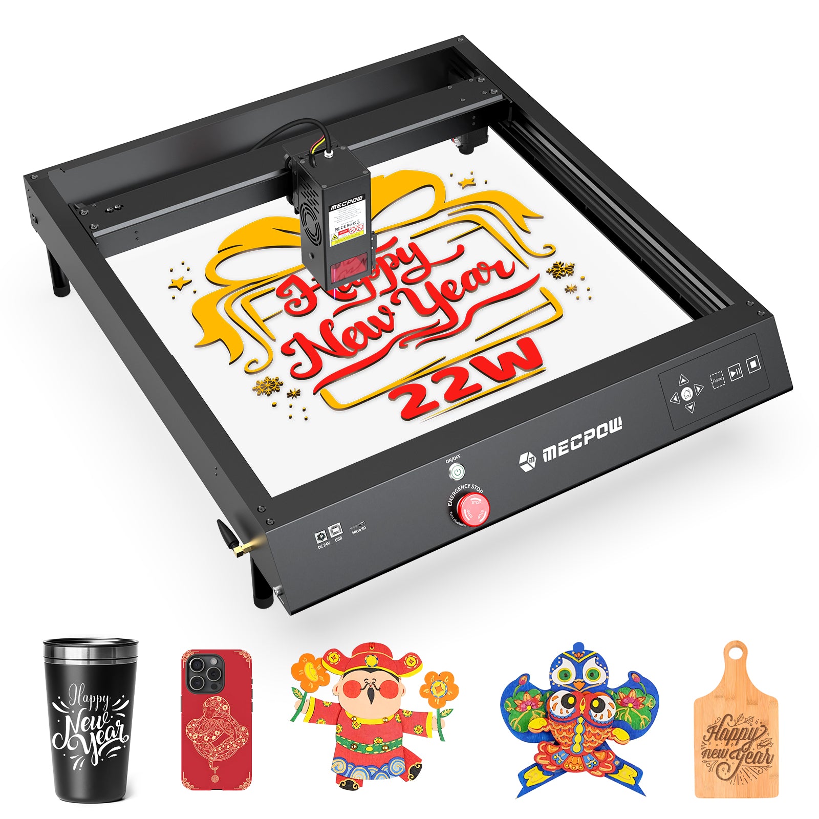 Mecpow X4 22W Mocna grawerka laserowa