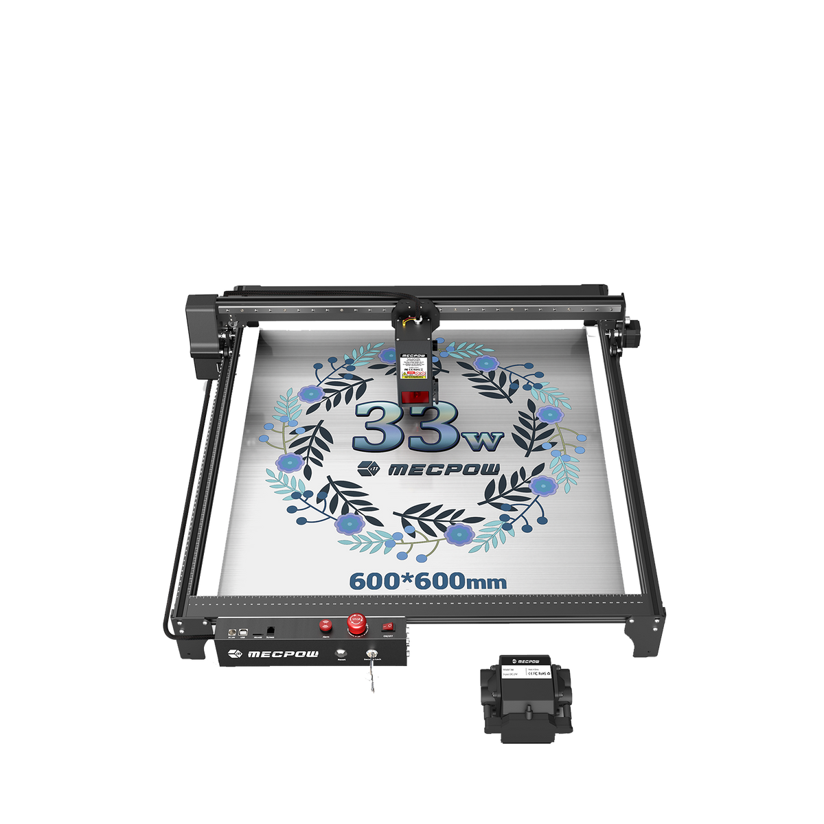 Mecpow X5 Pro 33W Laser Engraving Machine with Auto Air Pump