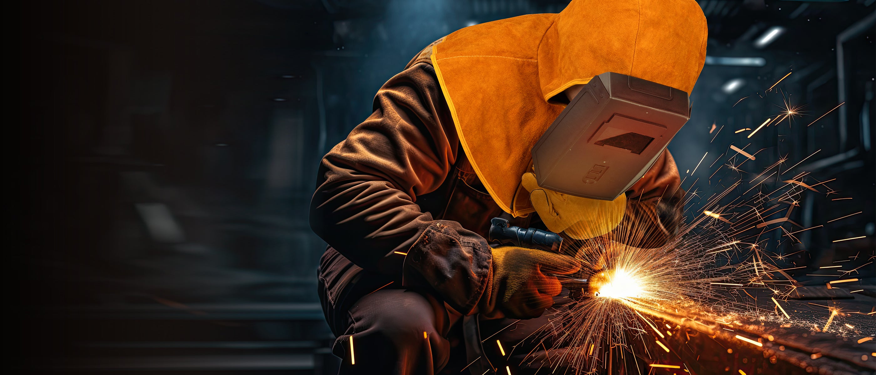まこ Mecpow Leather Welding Hood